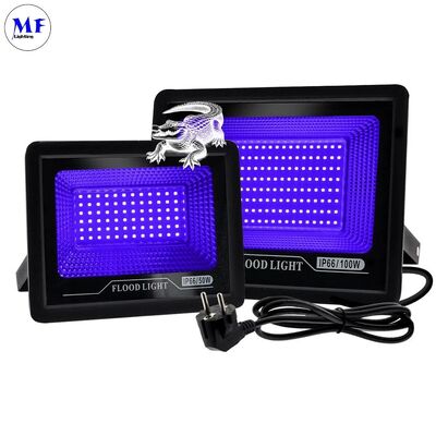 Factory PC Alu. Hangable 100W IP66 Ultra-Violet Ray Food Industry 100lm/W Gel Nail Curing Solidify Resin Paint Printing LED UV Light