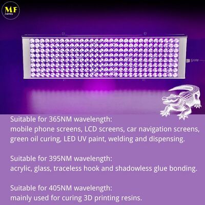 Factory Price High-Power LED Array 300W UV395nm UV365nm Die-Cast Aluminum Material UV Light Curing Lamps for LED UV Ink Curing