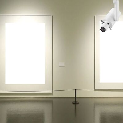 Factory Price 10W Fixed 55° Full Focal Length Dustfree LED Shapeable Contour Track Light for Art Gallery and Museums