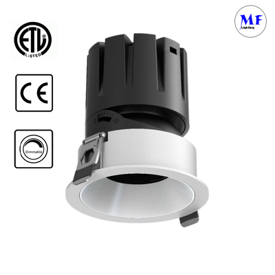 LED Down Light Spotlight Round Anti-glare 10W 20W 25W 120lm/W EIK07 ETL Driver 5 CCT Ajust Dali Dim COB