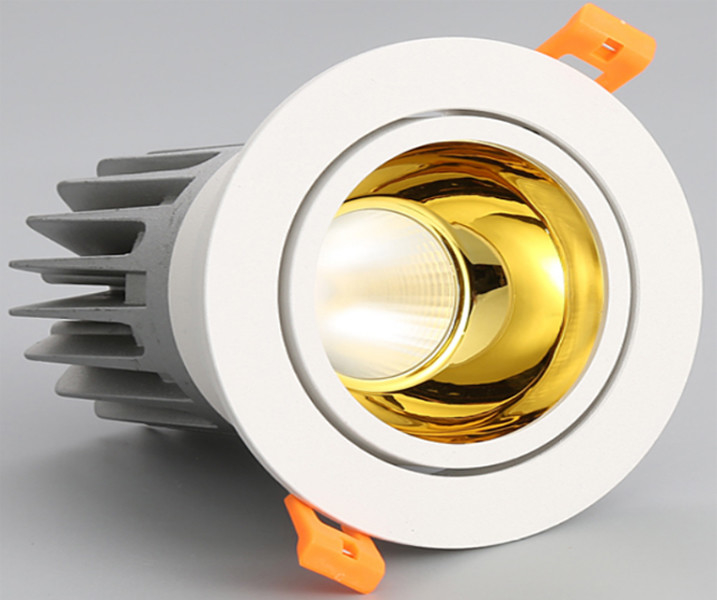 Anti Glare Spot Down Light with Mirror Reflector 90 / 80Ra Led Downlight