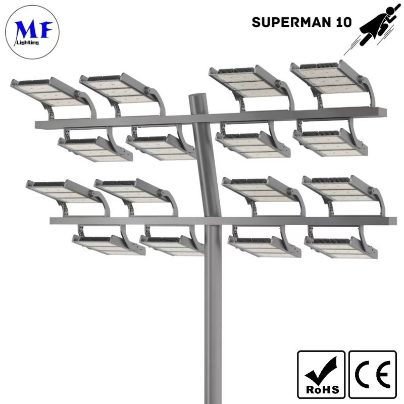 400W/800W/1200W LED Stadium Flood Light 2700K/3000K/4000K/5000K/5700K/6500K Ra80 IP66 6 Years Warranty For Supermarket