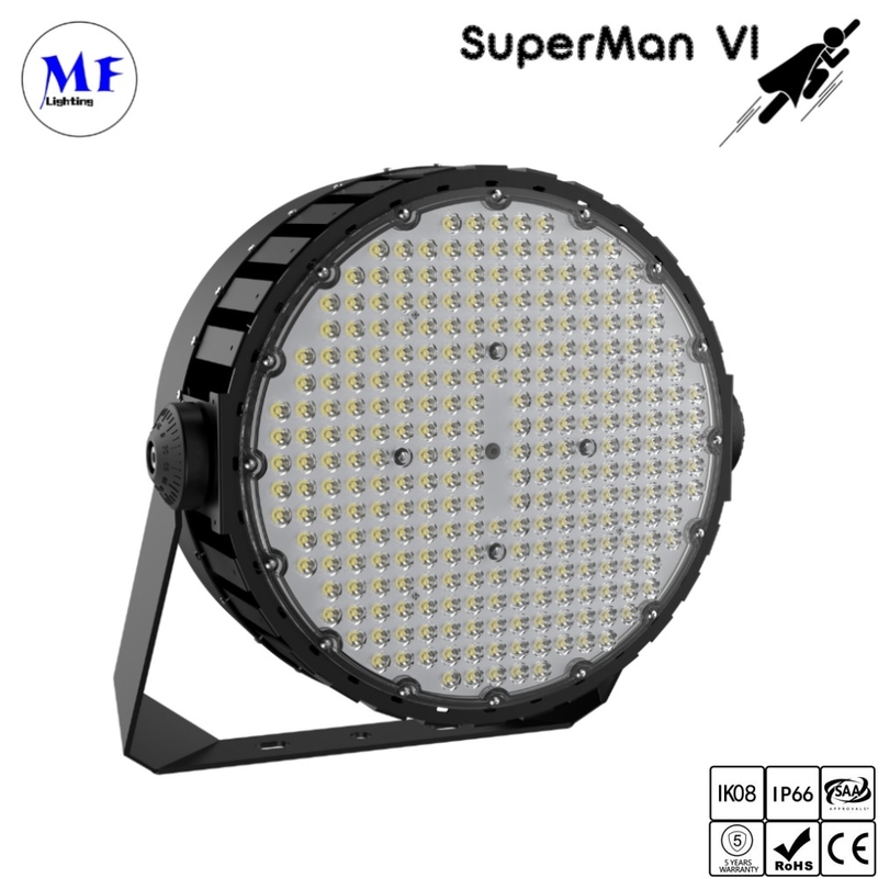 Stadium Sport Lighting Floodlight LED Flood Light IP66 Waterproof Ik10 300W-1200W With Dimming For Golf Course