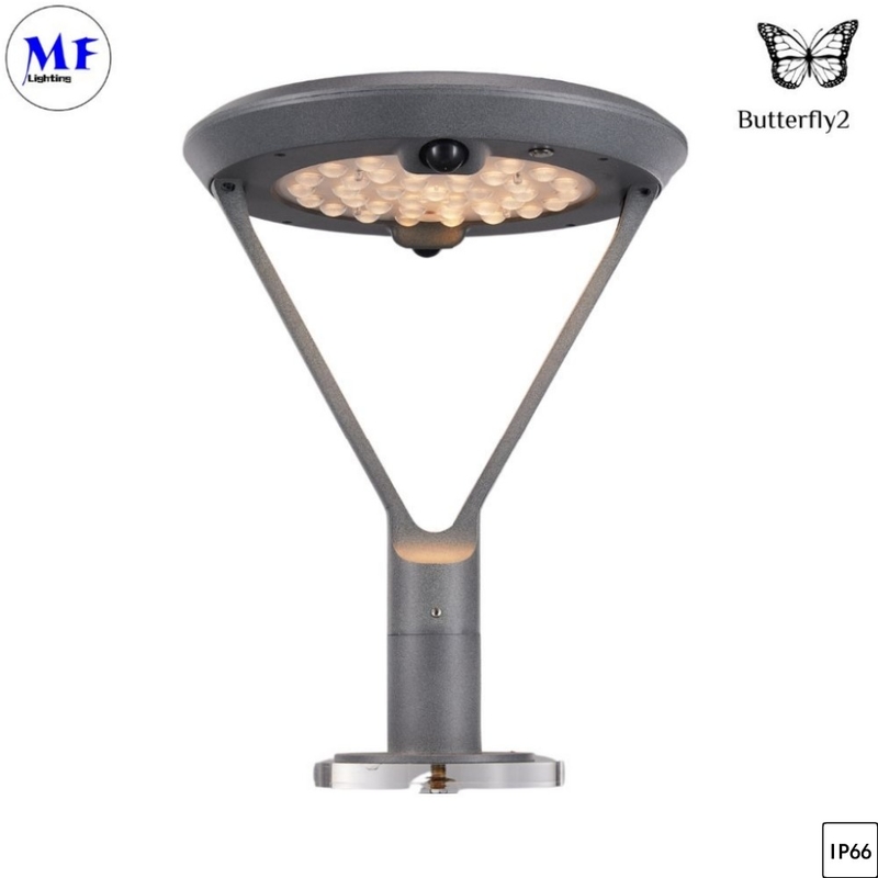 25W-120W IP65 LED Garden Light With SPD Sensor Photocell For Backyard Pathway Walkway Park