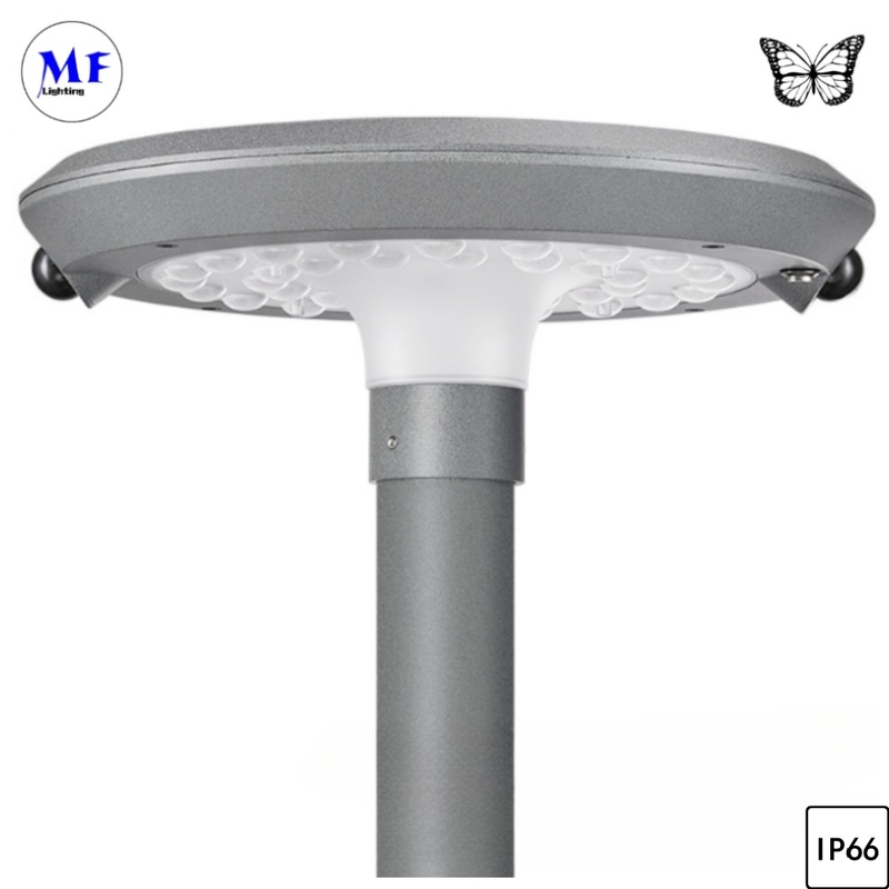 Outdoor LED Solar Garden Light IP66 Waterproof Solar Wall Pillar Garden Street Light Road Lighting With Sensor