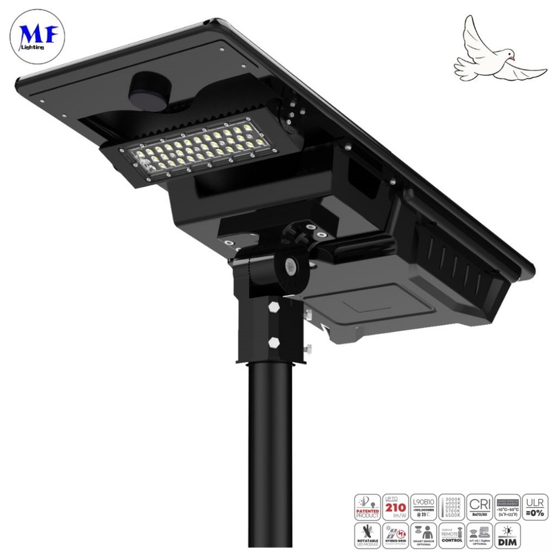 LED Light Solar Lamp LED Solar Street Light Garden Lighting IP66 Waterproof Outdoor 20W-120W Smart For Walkway