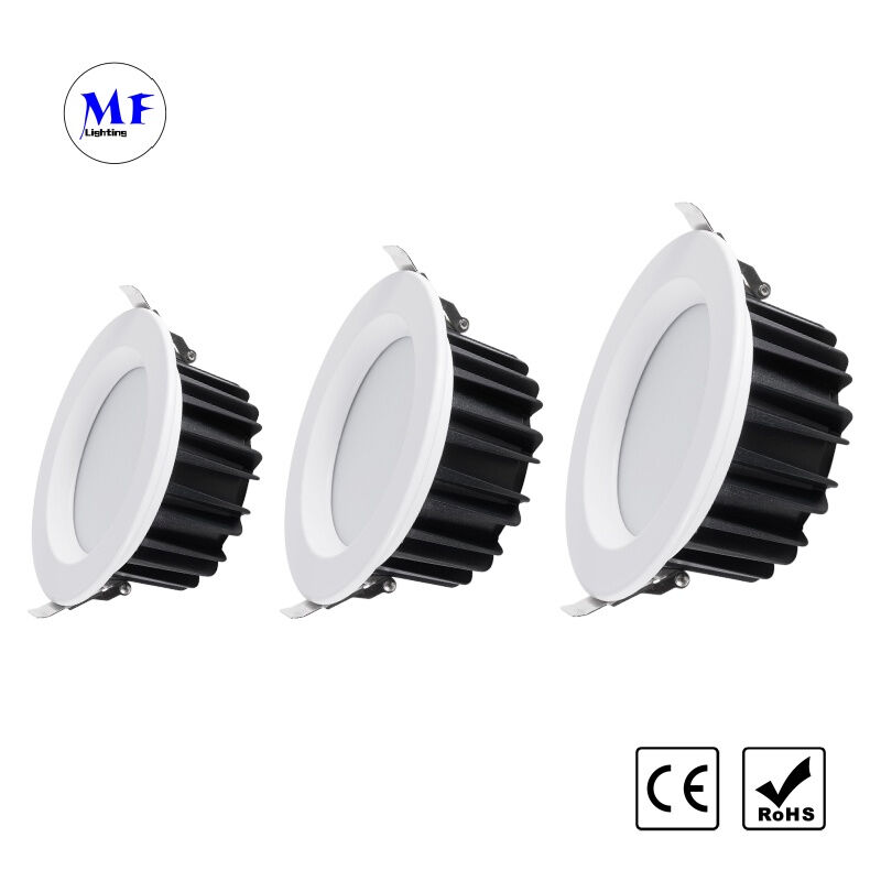 Factory Price Smart Dimming Triac 0-10V Dali-2 Dali Dt6 Dt8 Control 5-50W Anti-Glare PC Diffuser Die Cast LED Recessed Downlight for Indoor Ceiling Light