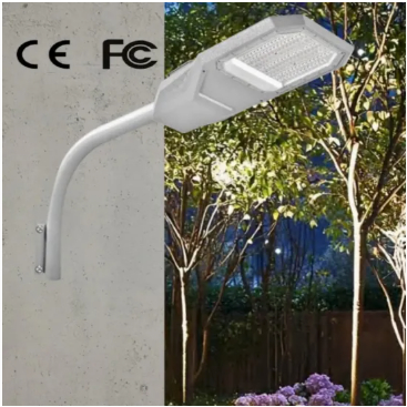 LED شمسي حديقة الشارع الضوء الحائط الألومنيوم مقاوم للماء 200W IP65 Ik08 مضغوط طريق الحديقة الرصيف الطريق السريع