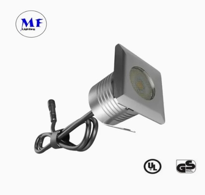 إضاءة سلم LED IP67 1W فضي 95lm/W رصيف طريق حديقة ممر درج ممر