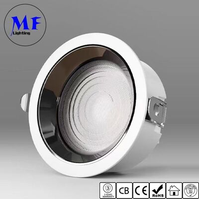 إضاءة LED غائرة مقاس 10 بوصة/12 بوصة عالية الطاقة 70 واط 100 واط مضادة للوهج قابلة للضبط إضاءة سقف بزاوية شعاع واسعة 120 درجة