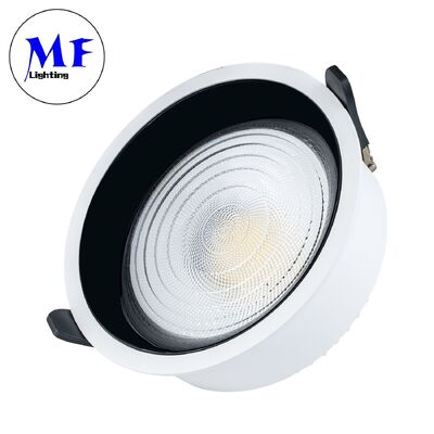 ضوء السقف المناهض للوهج SMD LED Downlight 7W10W18W30W50W100W,120° Beam ، TRIAC/0-10V / DALI-2 قابل للتخفيف ، 160LM / W CRI90 ، ضمان 5 سنوات