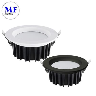 إضاءة LED سفلية SMD، مضادة للتوهج 15 واط Ugr<19، شعاع واسع 120 درجة، قابلة للتعتيم Triac/0-10V/Dali-2/Tuya Zigbee، 100 لومن/واط CRI90، AC200-240V، IP40