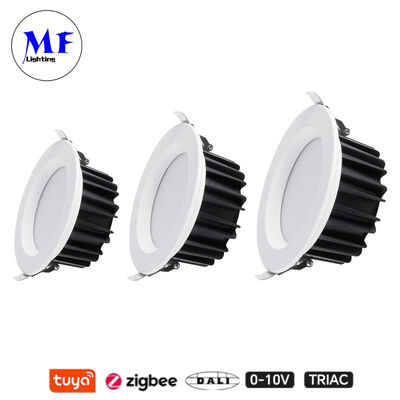 سعر المصنع IP40 مضاد للوهج ترياك دالي تويا الضبابية الذكية زيغبي 7W 15W SMD LED مكشوفة بقعة أسفل الضوء للمطبخ الصناعي التجزئة المساحات التجارية