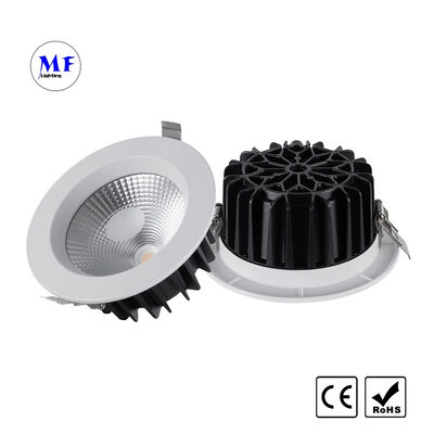 إضاءة سقف LED COB مدمجة بسعر المصنع 30 واط Triac 0-10V Dali-2 Dt6 Dt8 قابلة للتعتيم Tuya Zigbee Tuya WiFi تحكم ذكي Ugr<19 إضاءة سقف من الألومنيوم المصبوب