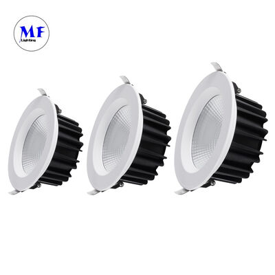 سعر المصنع COB LED الضوء الأسفل المنسحب IP40 حليبية جهاز تحويل 60 درجة زاوية شعاع ترياك 0-10 فولت دالي-2 دالي دت8 تويا زيغبي الضوء الأسفل قابل للتخفيض 10 واط