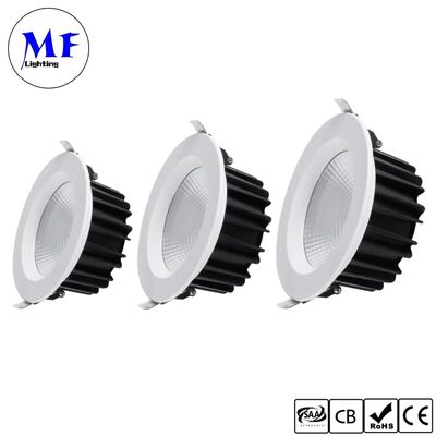 5W CRI90 100lm/W Triac /0-10V/Dali-2/Tuya Zigbee ضوء LED القابل للتضييق زاوية الشعاع 60 درجة ضوء مضاد للوهج COB LED Down Light للمواقع التجارية