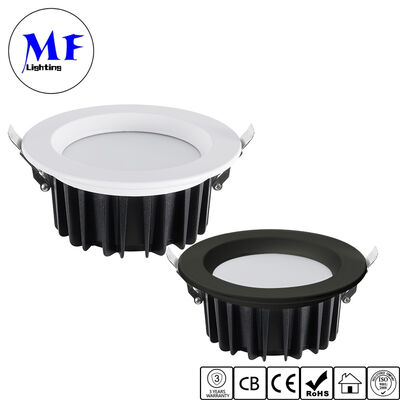 سعر المصنع IP40 CCT قابل للتعديل SMD LED Downlight 20W 25W 50W قابل للتخفيف ضوء السقف المضاد للوهج تحت الضوء مع شبكة الكمبيوتر الحاسوبية الحليبية Diffuser للمنزل المعرض