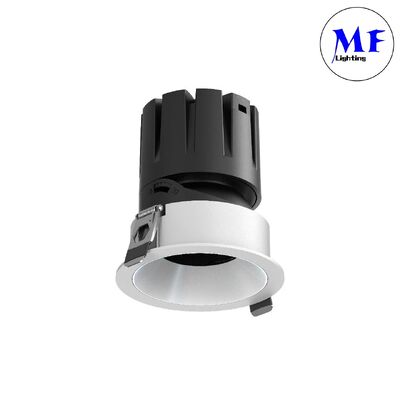 التحكم الذكي 0-10 فولت دالي ديب CCT طاقة قابلة للتعديل ضبابية ضبابية 7W 10W 12W 15W 25W الإضاءة الداخلية الفندق المنسحب الألومنيوم عالية الضوء الساطع LED أسفل الضوء