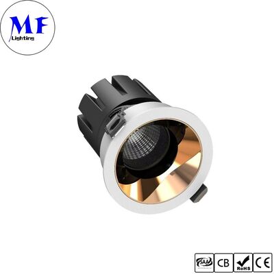 إضاءة LED سفلية بقوة 15 واط CRI90 100 لومن/واط UGR<3 ETL Driver 110Vac DIP 5CCT قابلة للتعديل 200-240VAC Triac/0-10V/ Dali قابلة للتعتيم إضاءة سبوت سفلية LED مضادة للوهج للمساحات التجارية